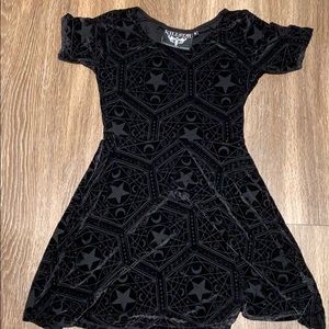Kill star velvet dress